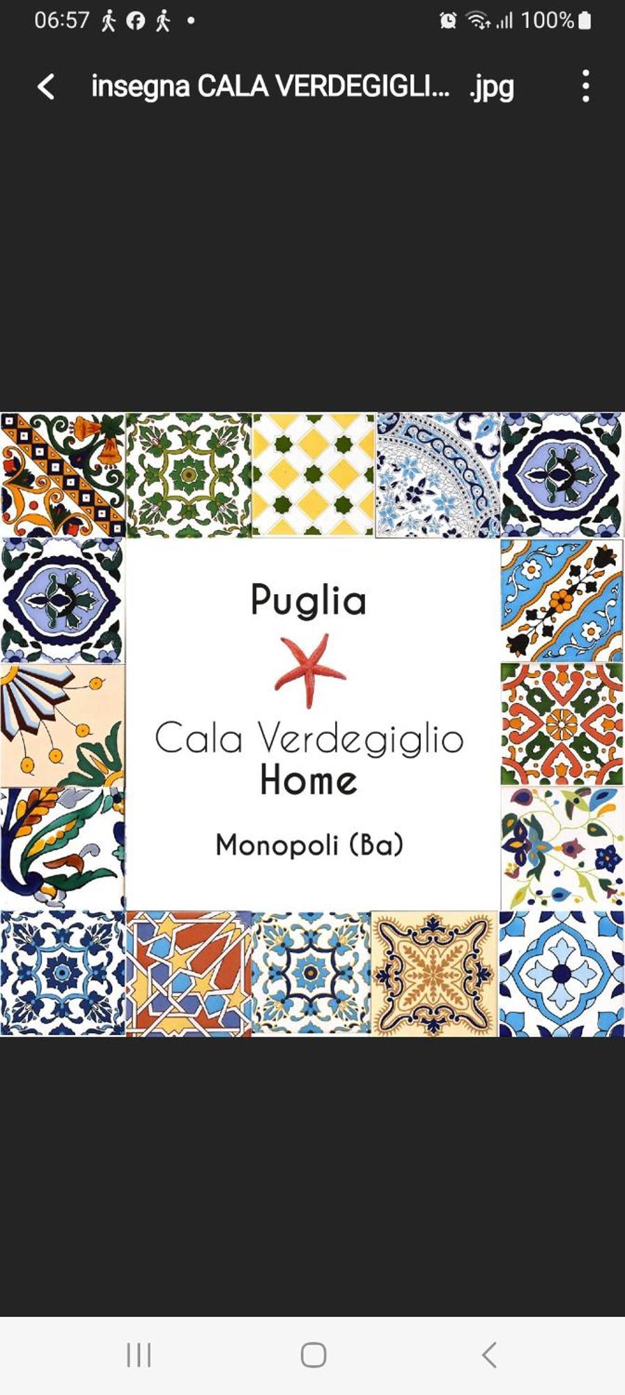 Cala Verdegiglio Home Монополі Екстер'єр фото